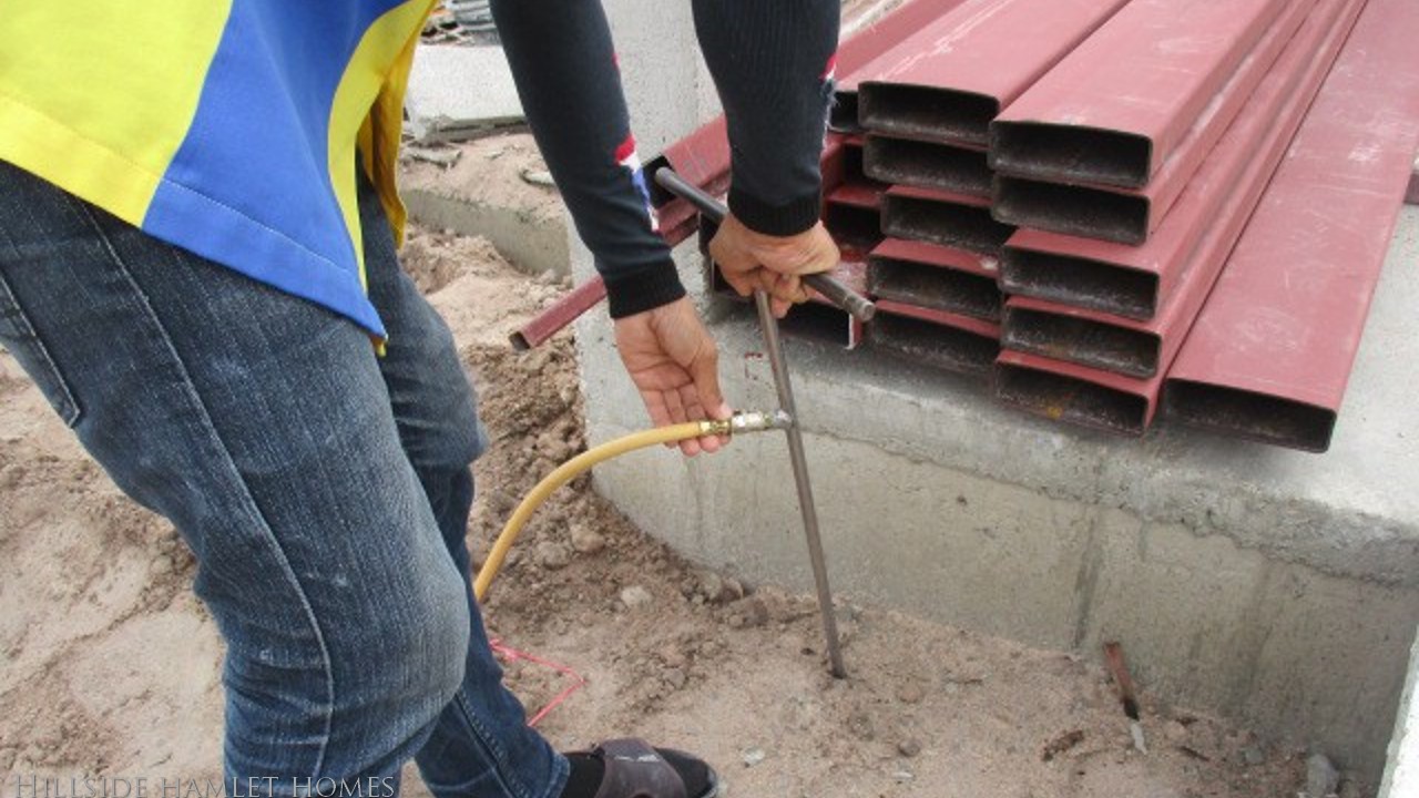 Construction of Hillside Hamlet Homes 9