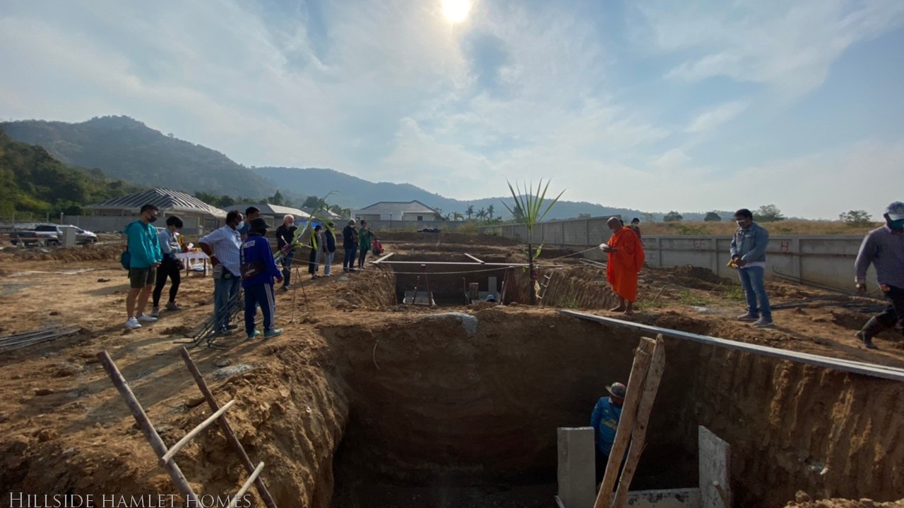 Construction of Hillside Hamlet Homes 9