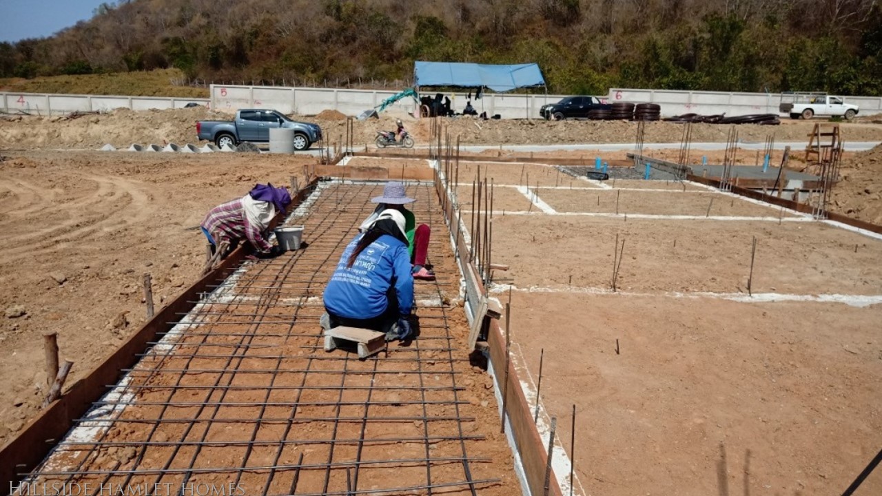 Construction of Hillside Hamlet Homes 9