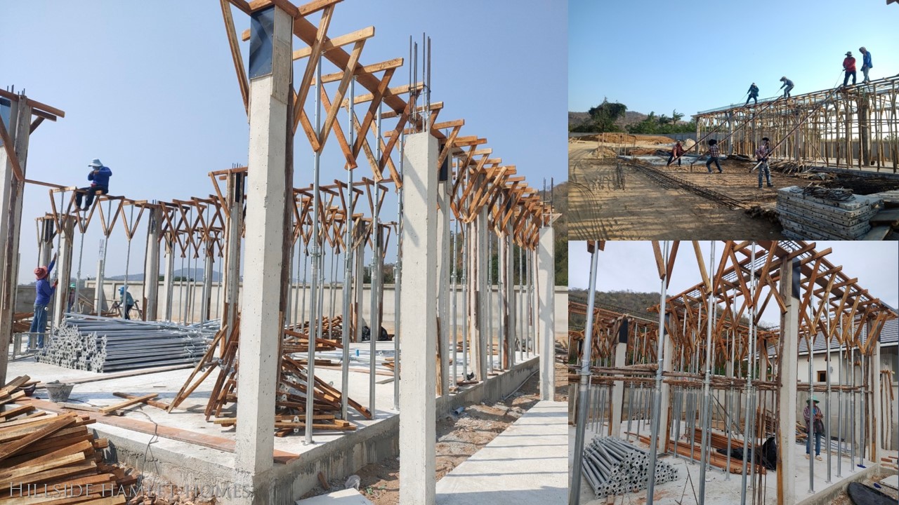 Construction of Hillside Hamlet Homes 9