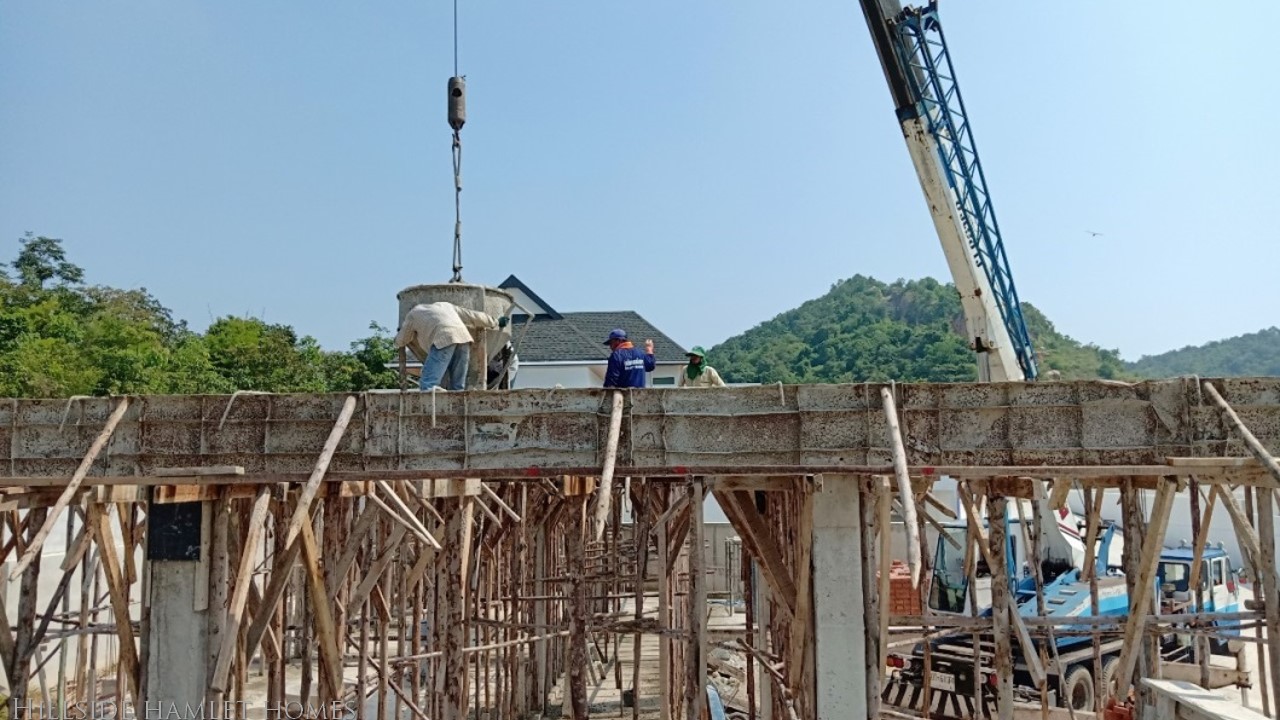 Construction of Hillside Hamlet Homes 9