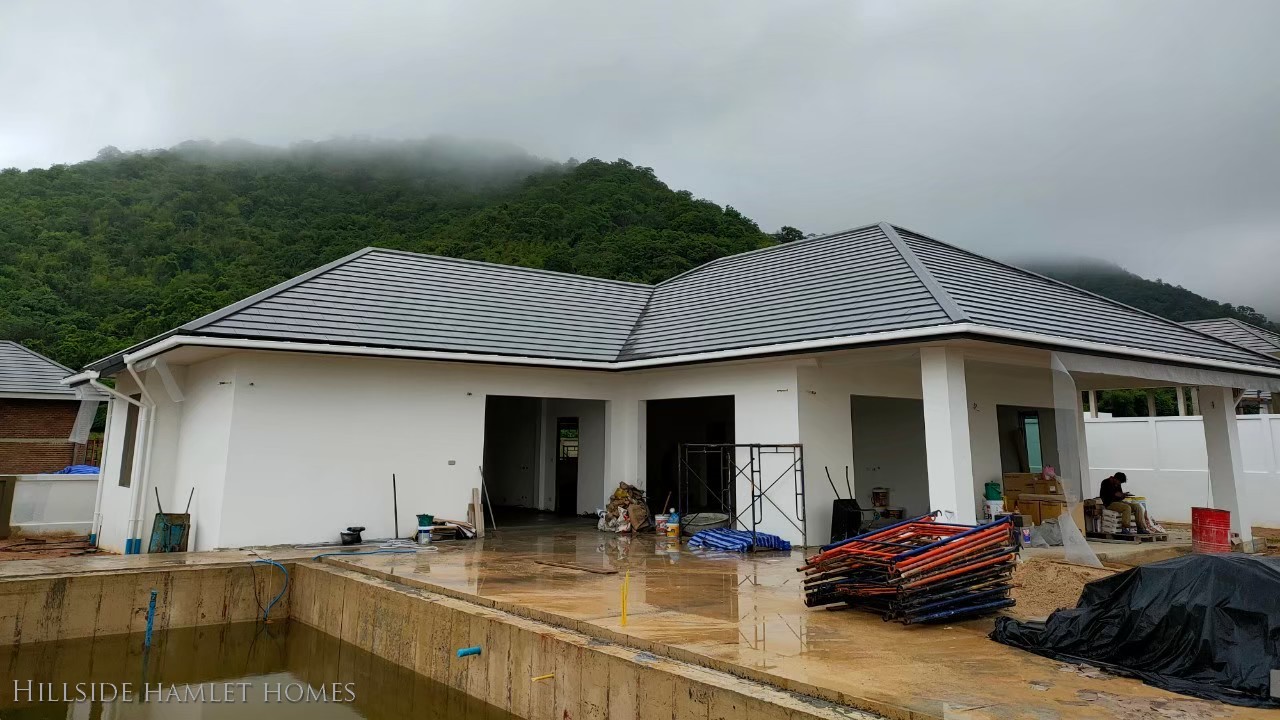 Construction of Hillside Hamlet Homes 9