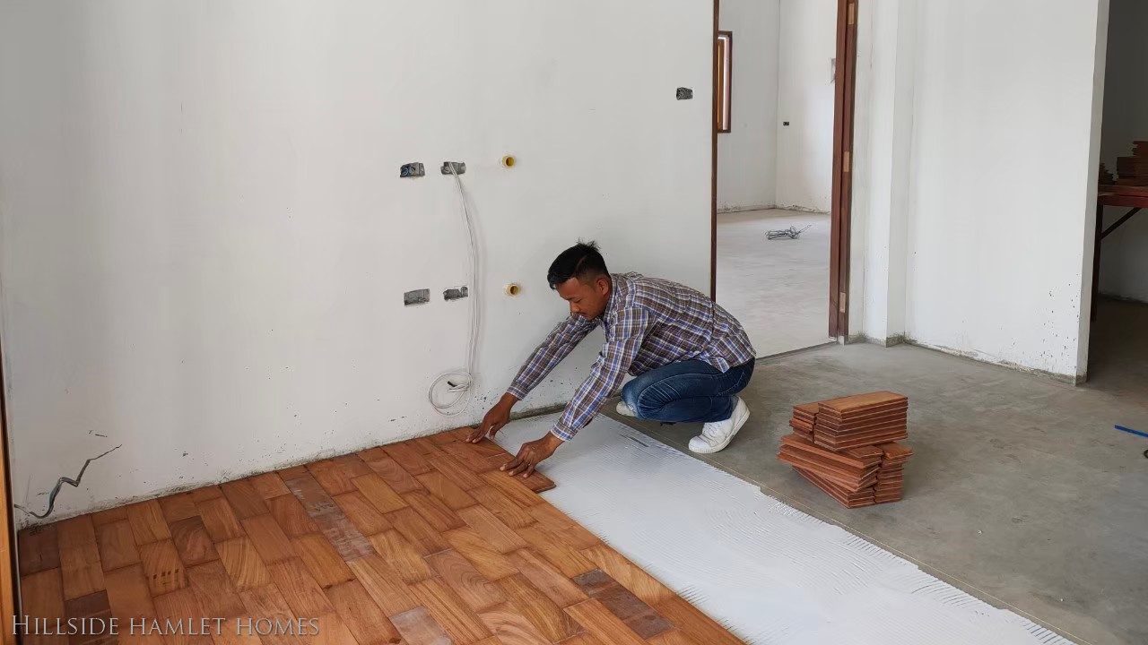 Construction of Hillside Hamlet Homes 9