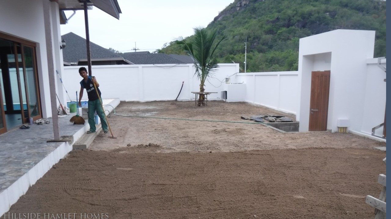 Construction of Hillside Hamlet Homes 9